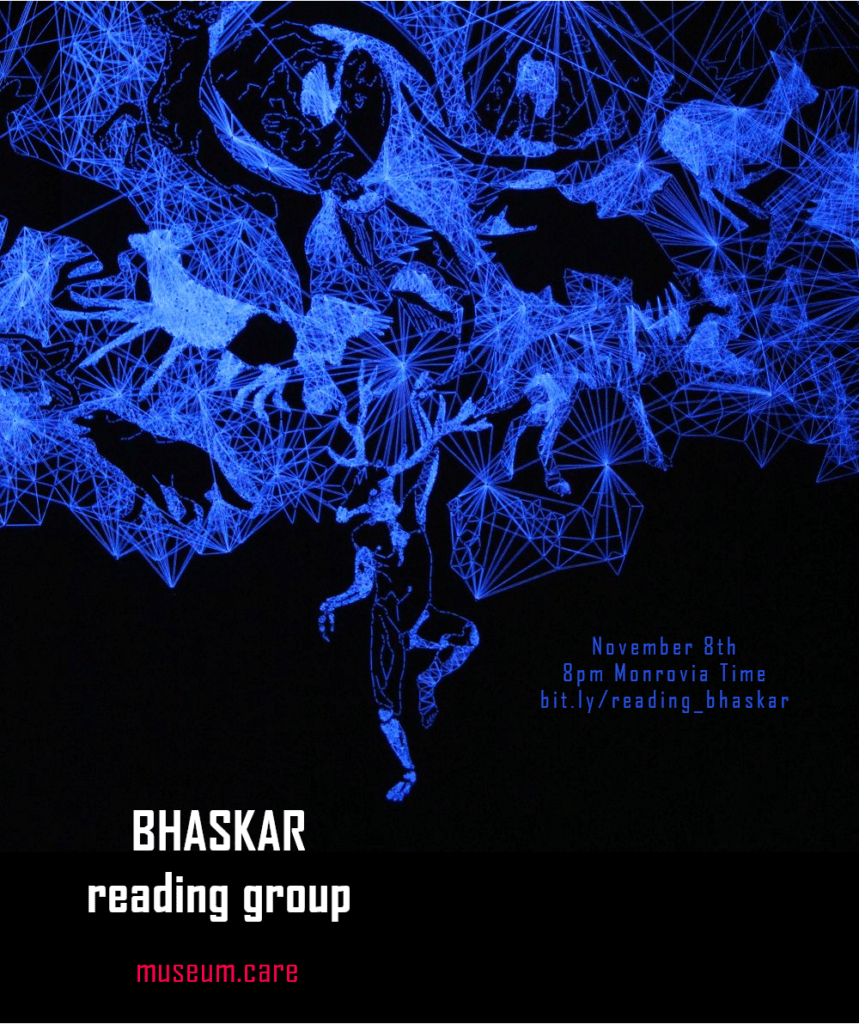 Roy Bhaskar reading group